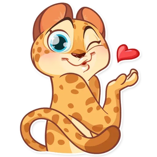 Chichi leopardo- Sticker