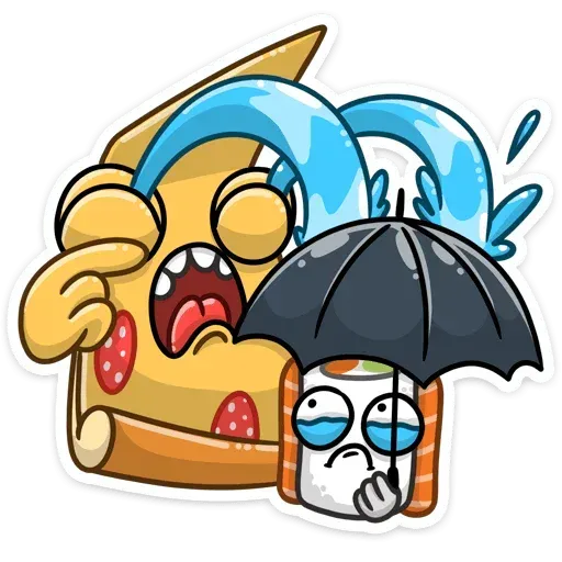 Pizza & Sushi - Sticker 7