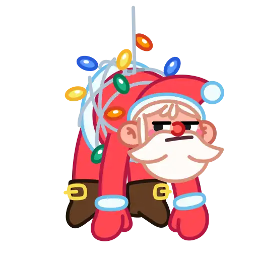 Jolly Santa- Sticker