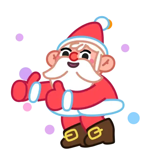 Jolly Santa - Sticker 5