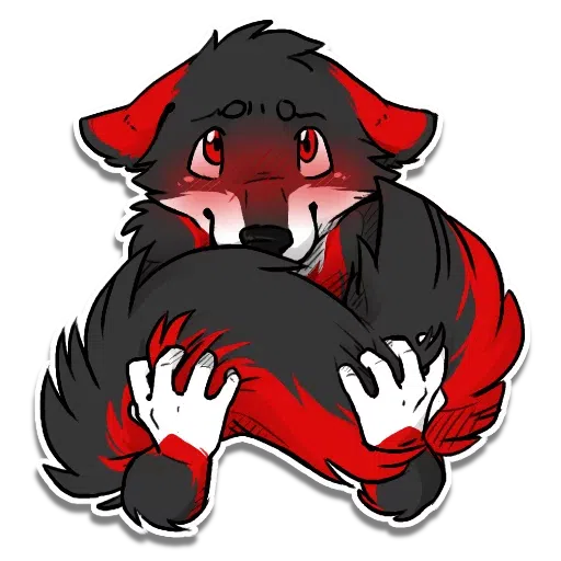 Fire wolf part 1 - Sticker 2