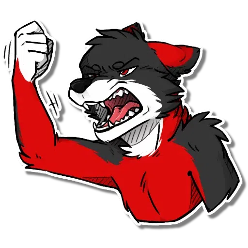 Fire wolf part 1 - Sticker 8