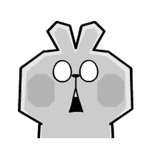 Rabbit Howing- Sticker