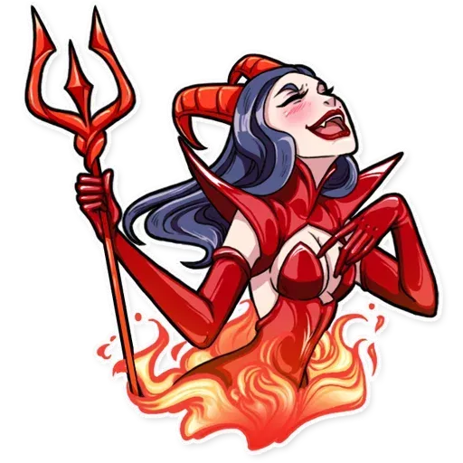 Miss Devil- Sticker