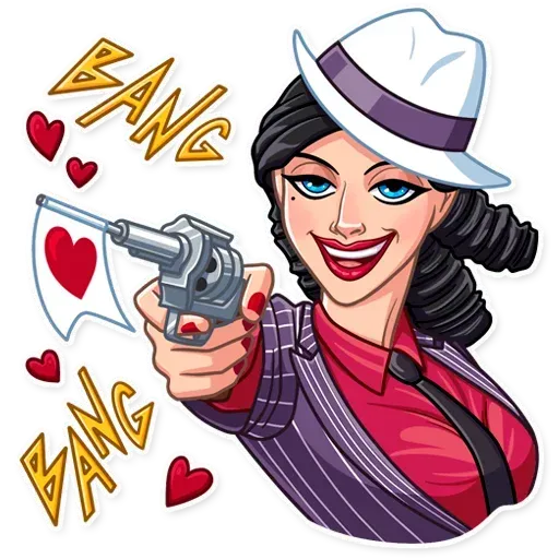 Mafia Girl - Sticker 7