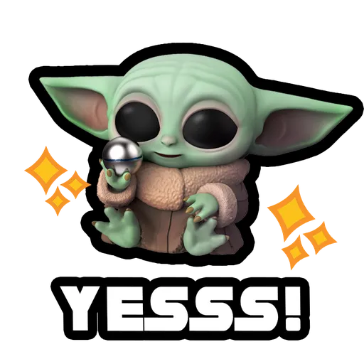 Baby Yoda Star Wars - Sticker 4