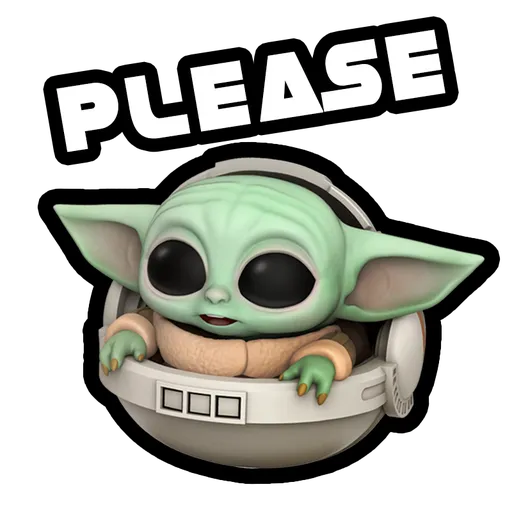 Baby Yoda Star Wars - Sticker 3