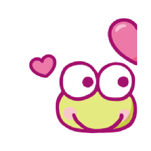 KEROKEROKEROPPI Emoji (Love) - 2 - Sticker 6