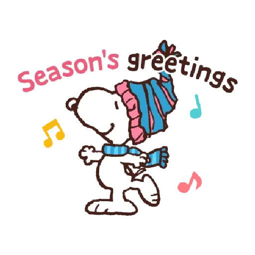 Winter Snoopy - Sticker 4