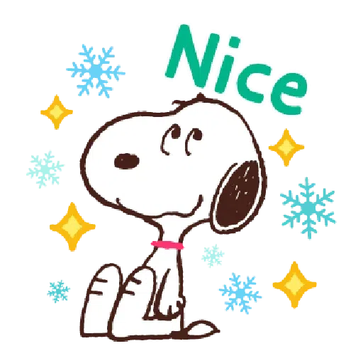 Winter Snoopy - Sticker 3