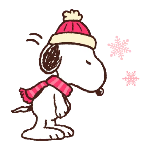 Winter Snoopy - Sticker 2