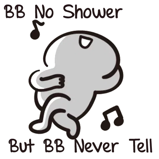 Bb never tell - Sticker 3