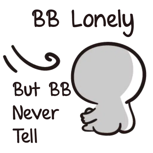 Bb never tell - Sticker 6