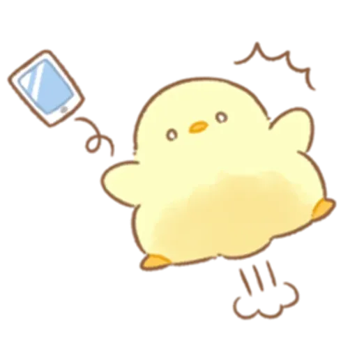 Soft and cute chick 22- Sticker