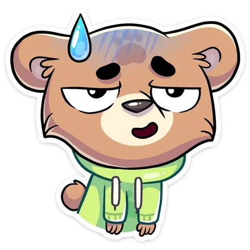 Cute Bear - Sticker 5