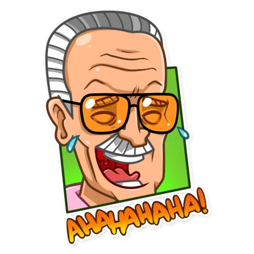 Stan Lee - Sticker 2