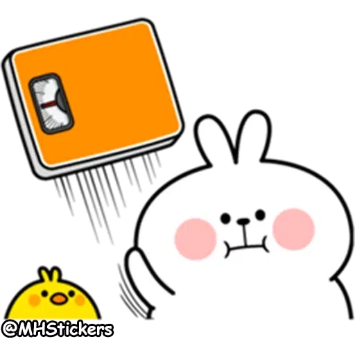 plump rabbit- Sticker
