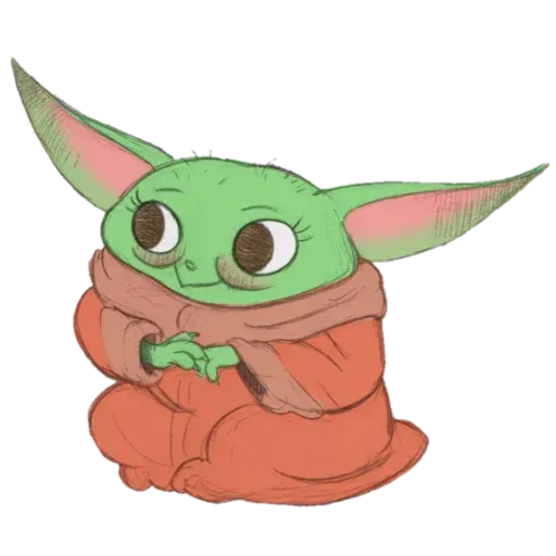 Baby Yoda by @ProjectEva- Sticker