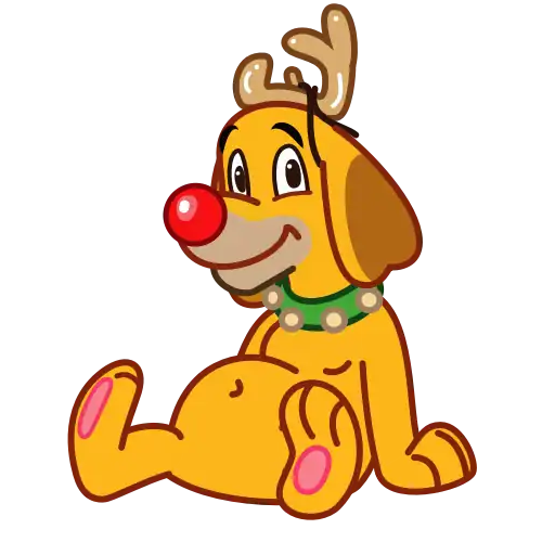 Max - the Grinch's dog- Sticker